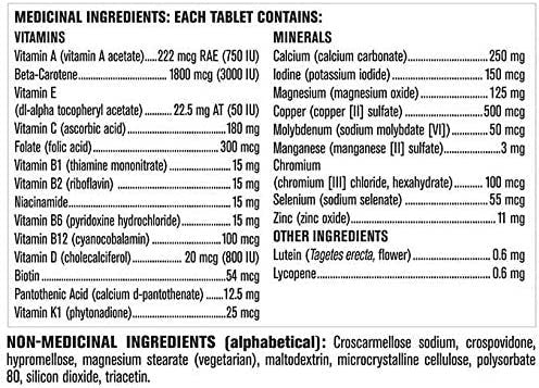 Kirkland Signature Men 50+ Multivitamin, 365 Tablets {Imported from Canada}