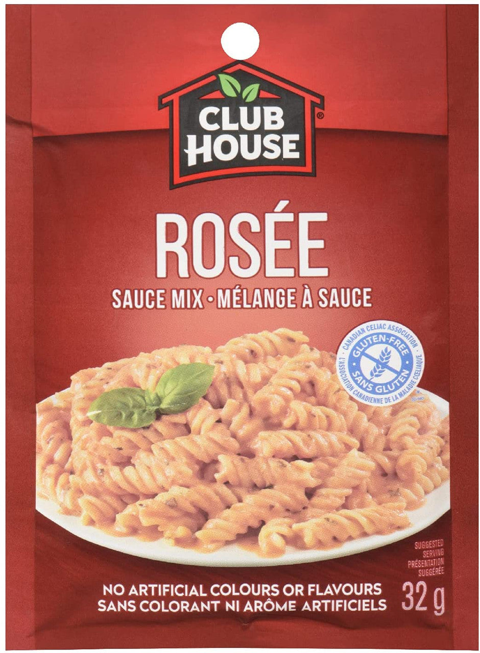 Club House, Dry Sauce, Prima Rose, 32g/1.1 oz., Pack, {Imported from Canada}