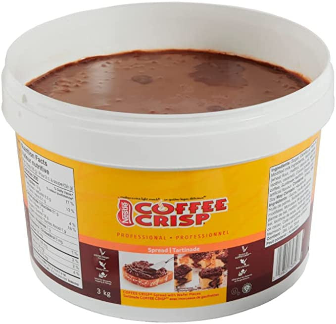 Nestle Professional Coffee Crisp Chocolate Spread, 3kg/6.5 lbs., {Imported from Canada}