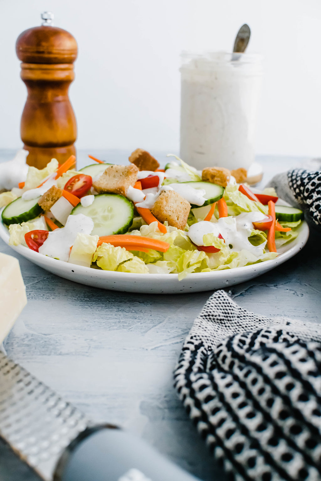 Kraft Rancher's Choice Dressing on a salad