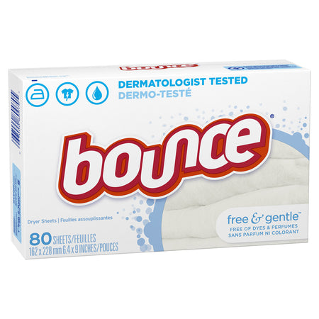 Bounce Free & Gentle, Fabric Softener Sheets, 80 Count {Imported from Canada}