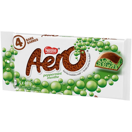 AERO Peppermint Bar – 4 x 41g (Pack of 4 Bars) - Front