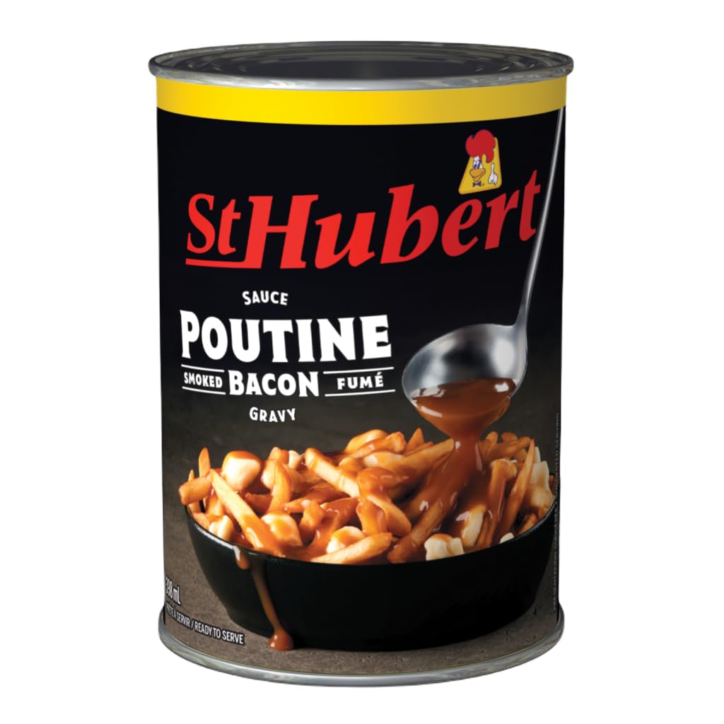 St Hubert Smoked Bacon Poutine Gravy, 398ml/13.5 fl. oz., Cans (3pk)