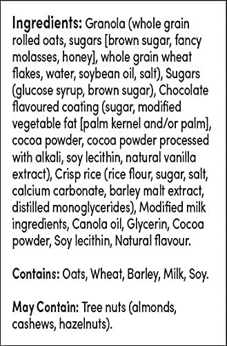 Tim Hortons Café Mocha Granola Bars, 150g/5.25 oz., {Imported from Canada}