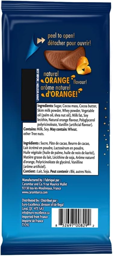 Terry's Orange Original Milk Chocolate Bar, 90g/3.2 oz