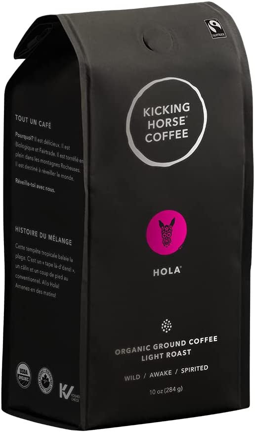 Kicking Horse Ground Coffee Hola Light Roast 284g/10 oz. {Imported from Canada}