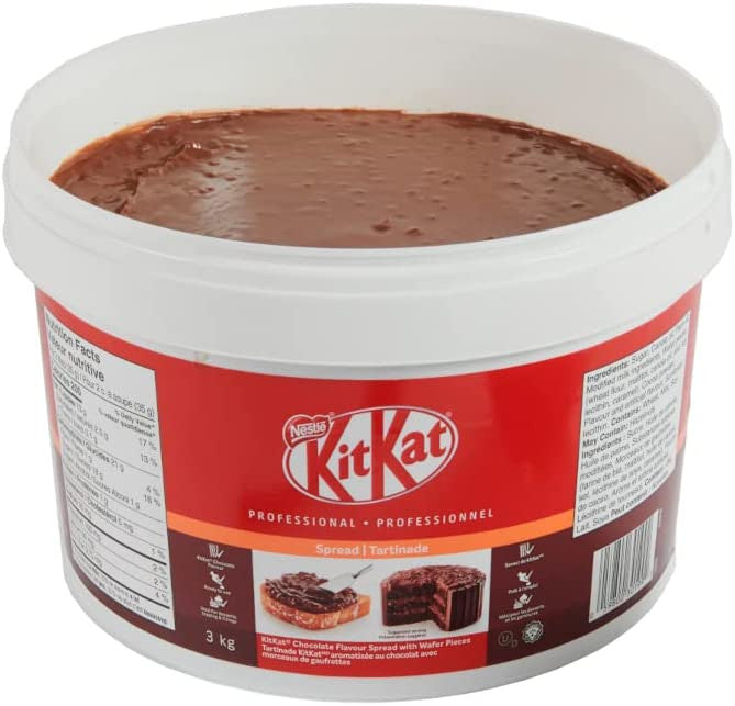 Nestle Professional KitKat Chocolate Spread, 3kg/6.5 lbs., {Imported from Canada}
