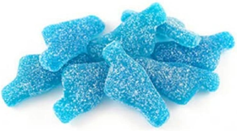 Cottage Country Sour Blue Foot Gummy Candy, 1kg/35.2 oz., Bag