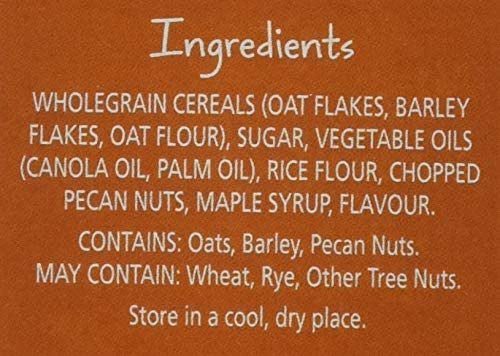 Jordans Morning Crisp Cereal, Marvellous Maple Pecan, 500g/17.5 oz. Box(Imported from Canada)