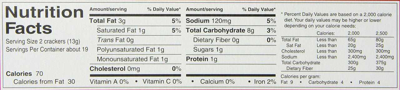 Vinta Crackers, Original Delicious Bold Taste of 8 Grains and Seeds No Artificial Flavors, No Cholesterol, Peanut Free - Delicious Plain or Topped, 8.8-ounce. (Pack of 12 )