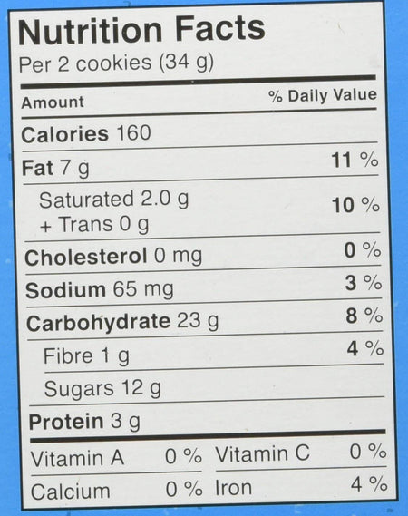 Christie Pirate Oatmeal Peanut Butter Cookies, 300g/10.6oz, 3-Pack {Imported from Canada}