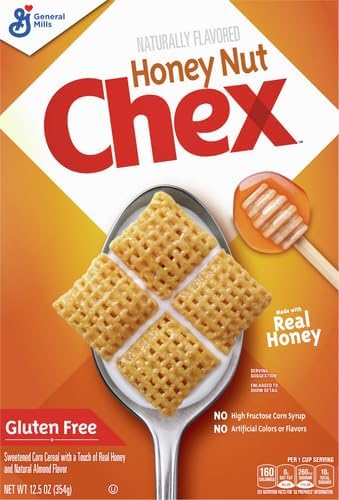 Chex Gluten Free Honey Nut Cereal, 354g/12.5 oz. - Front Of Box