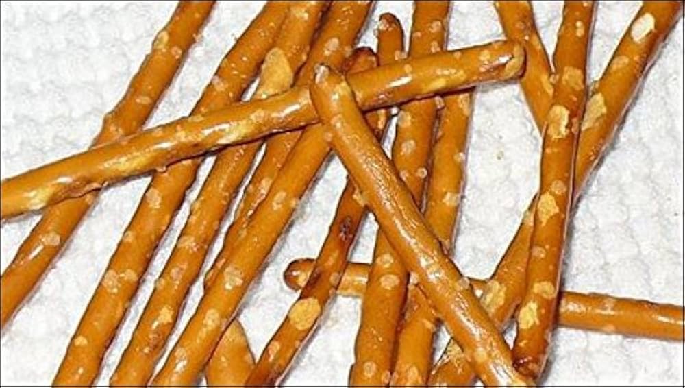 Old Dutch Baked Thins Pretzels.