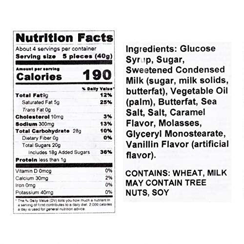 Walkers Nonsuch Salted Caramel Toffee Candies, 150g/5.25 oz. {Imported from Canada}