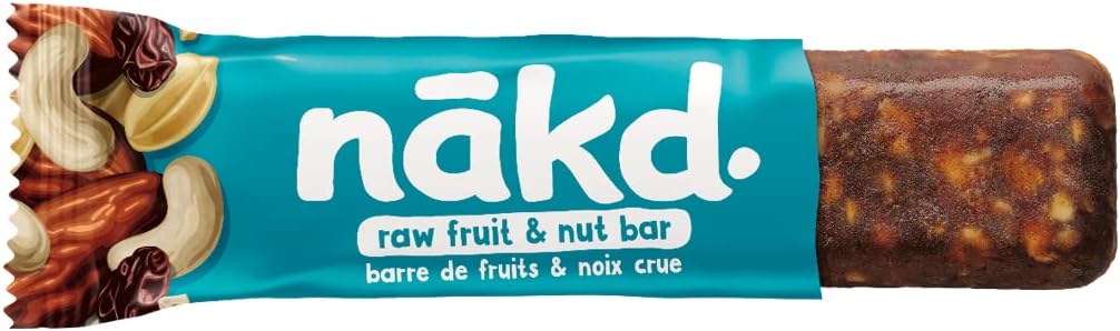 Nakd. Salted Caramel Bars, half opened bar