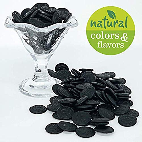 Gustaf's Dutch Licorice Coins With Hint Of Salt, 150g/5.2 oz. {Imported from Canada}