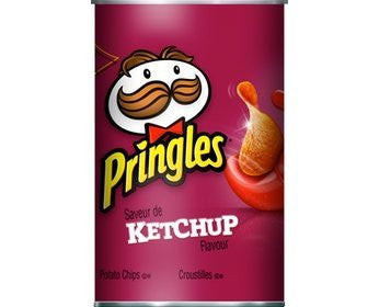 Pringles Ketchup bundle of 12x68g Cans - {Imported from Canada}