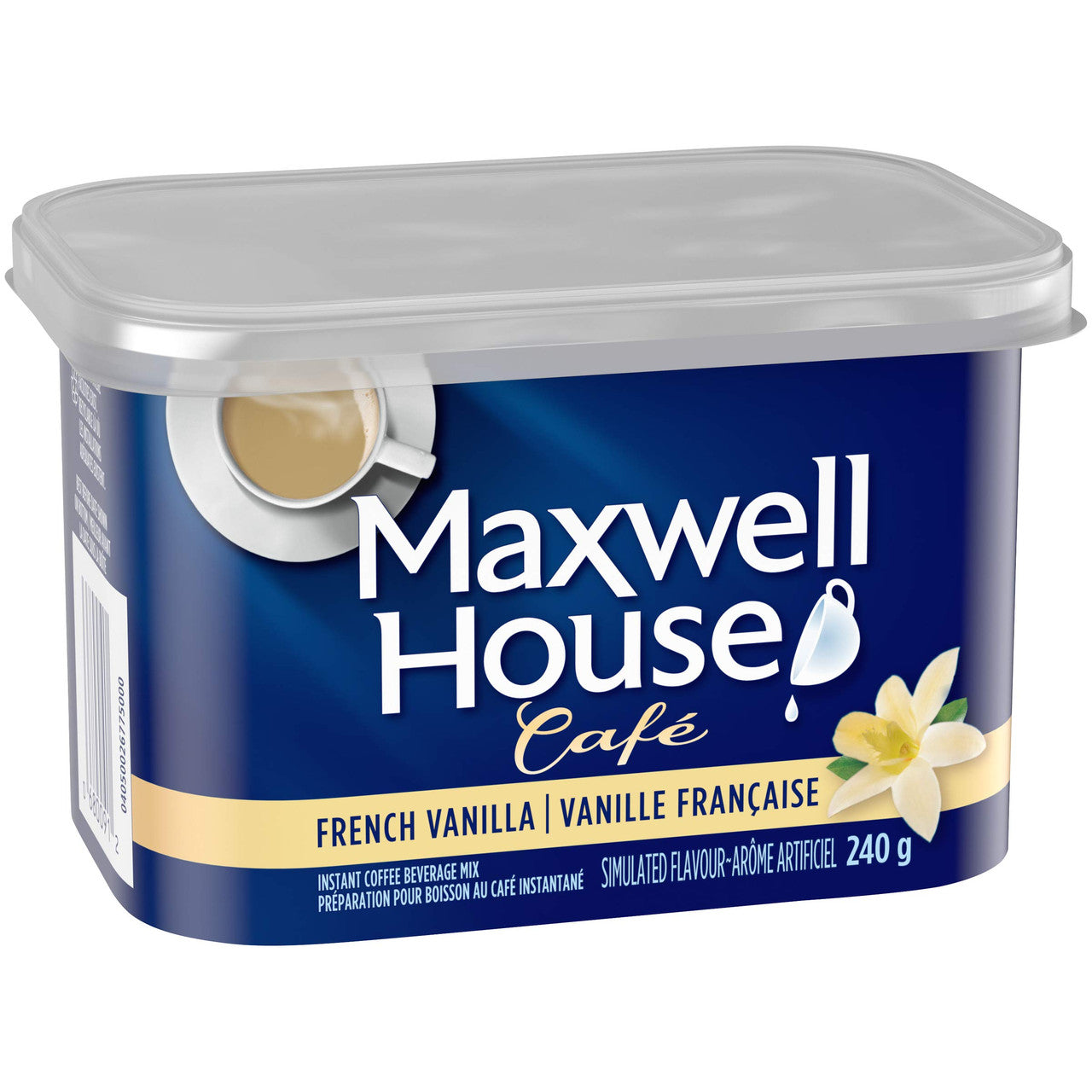 Maxwell House Cafe, French Vanilla, Instant Coffee, 240g/8.5oz., {Imported from Canada}