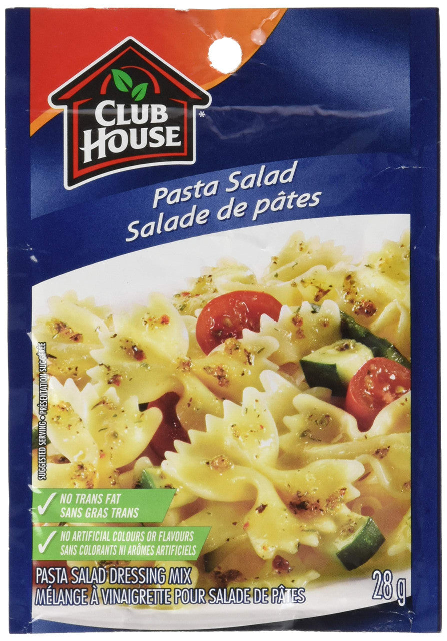 Club House, Pasta Salad Dressing Mix, 28g/1 oz., {Imported from Canada}