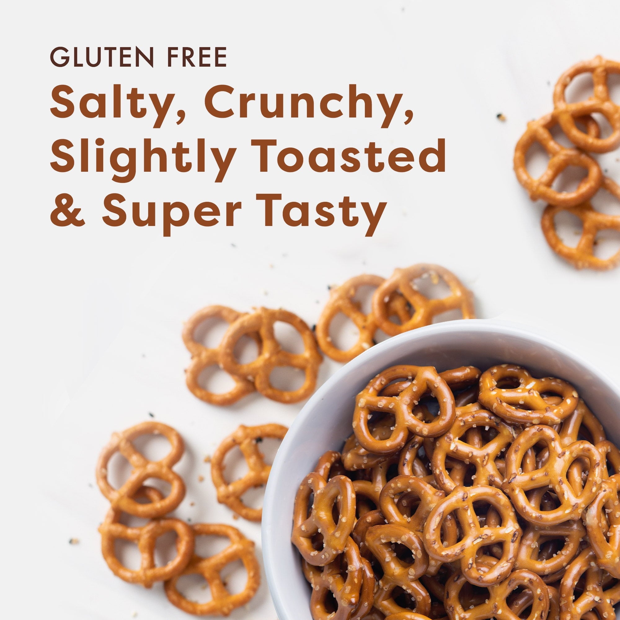 Glutino Gluten Free Pretzel Twists, 400g, picture of pretzels.