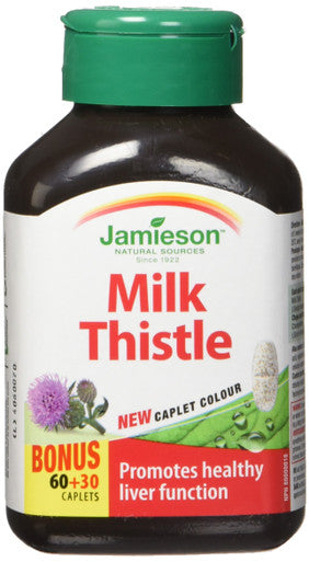 Jamieson Milk Thistle Bonus for Liver (90 Caps) {Imported from Canada}