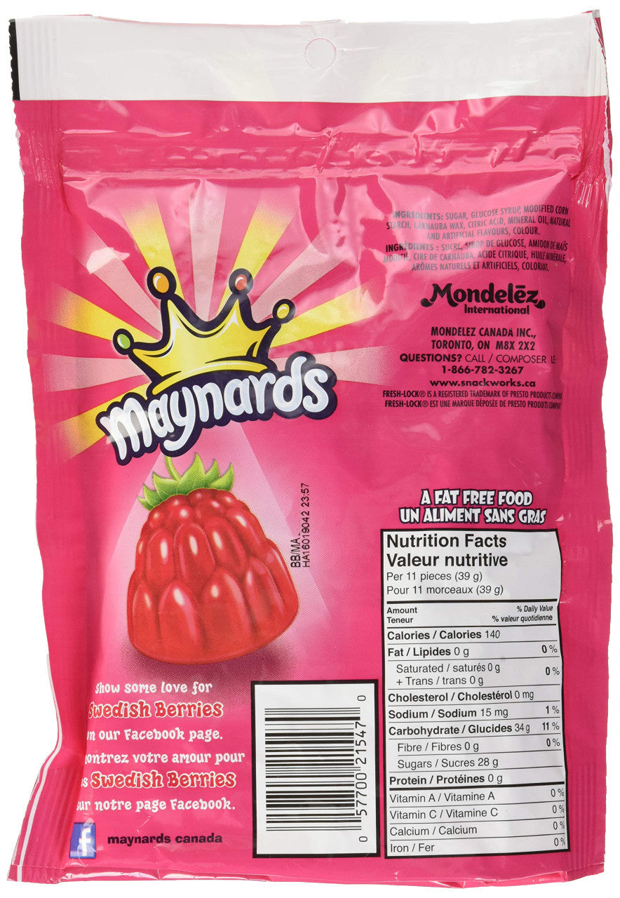 Maynards Swedish Berries 355g (12.5oz) {Imported from Canada}