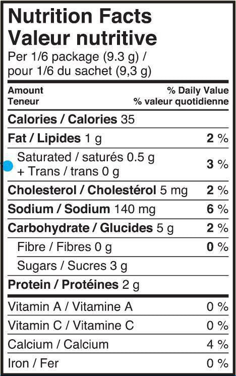 McCormick Gourmet, Hollandaise, 25% Less Salt, 56g/1.9 oz., {Imported from Canada}