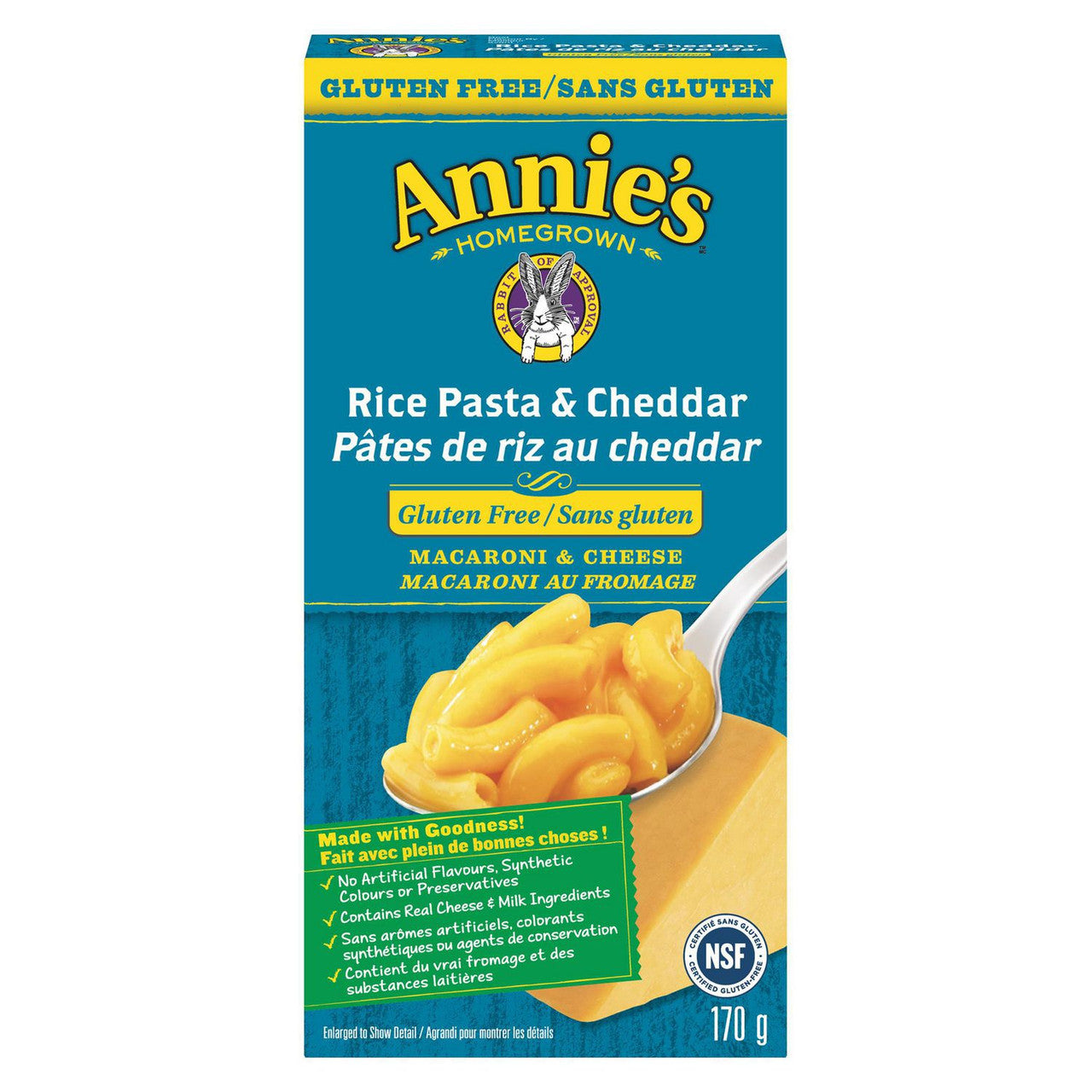 Annie's Homegrown Gluten Free Cheddar Macaroni & Cheese, 170g/6 oz. {Canadian}