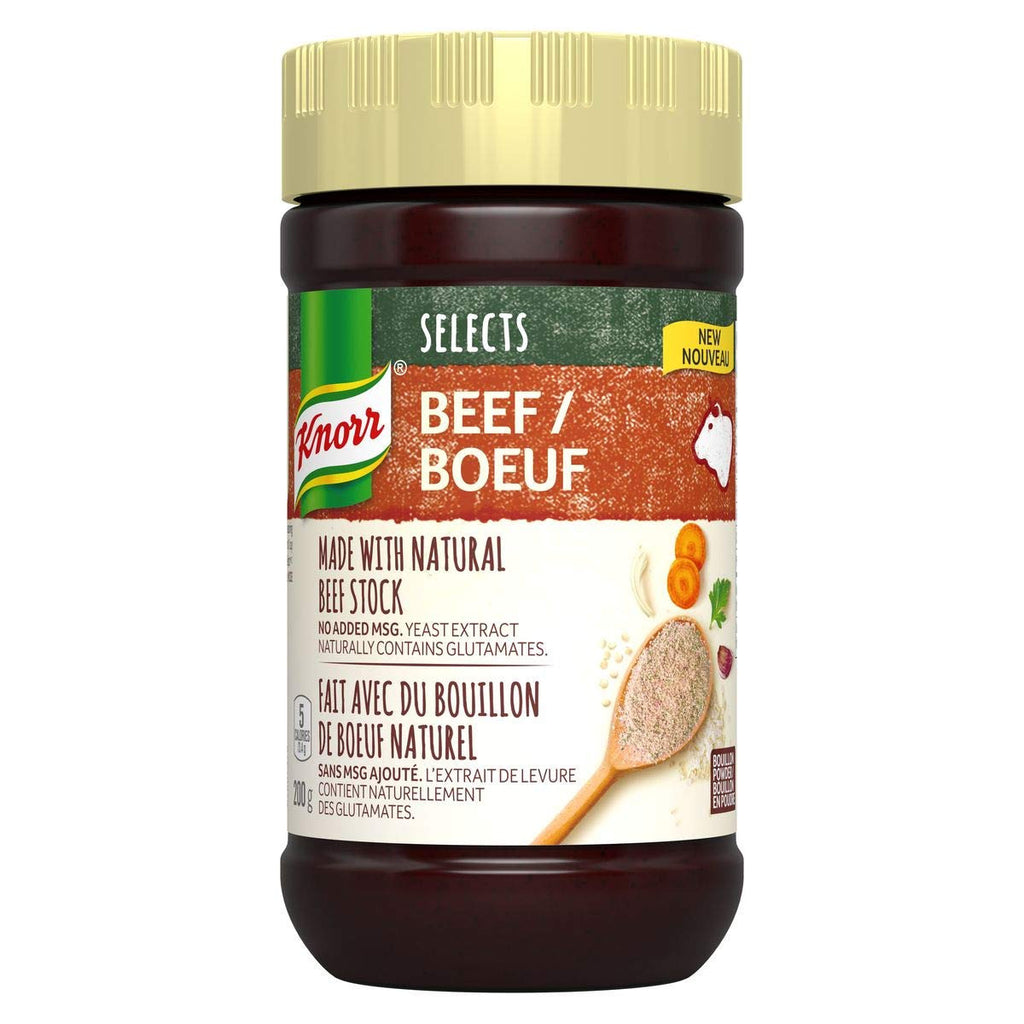 Knorr Selects Beef Bouillon Powder, 200g/7.1oz., {Imported from Canada}