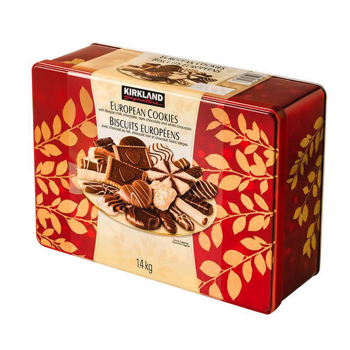 Kirkland European Cookies/ Belgian Chocolate, 1.4kg 49.4oz{Imported from Canada}