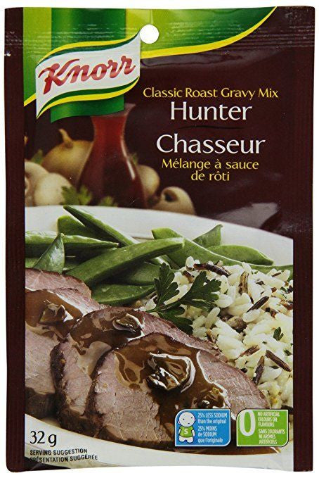 Knorr Classic Roast Gravy Mix, Hunter, 32g/1.1oz. 12pk {Imported from Canada}