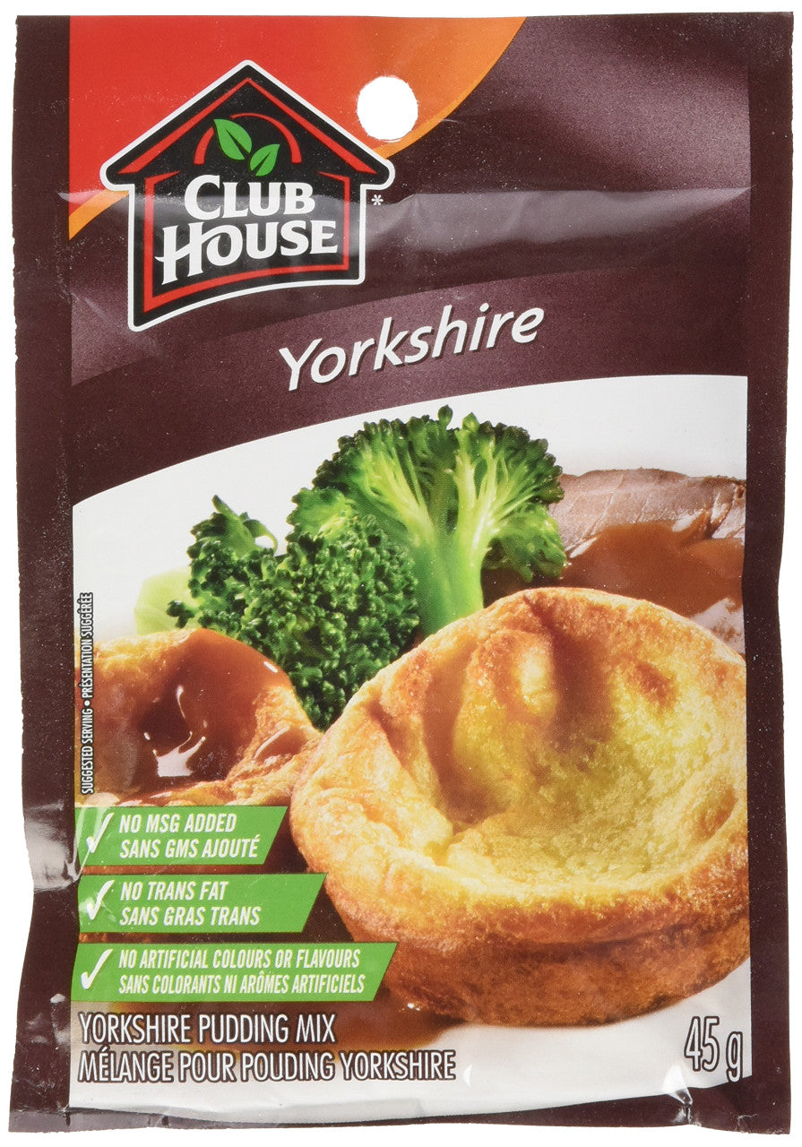Club House Yorkshire Pudding, 45g,1.58oz 12-count {Imported from Canada}