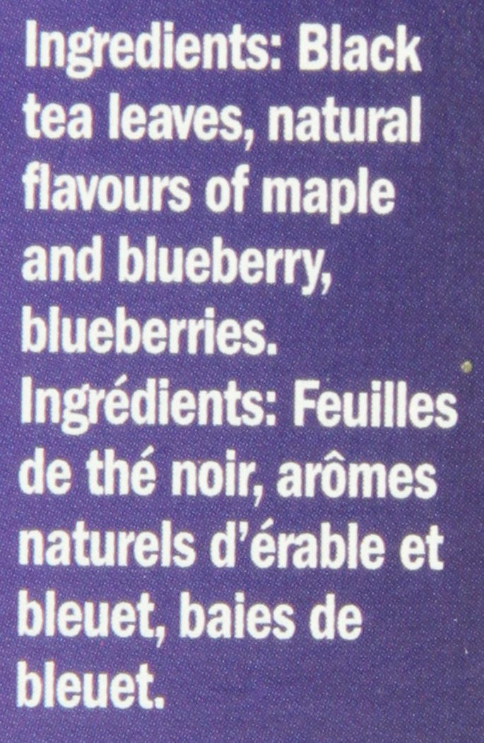 L.B. MAPLE TREAT, Maple Blueberry Herbal Tea,  20g, {Imported from Canada}