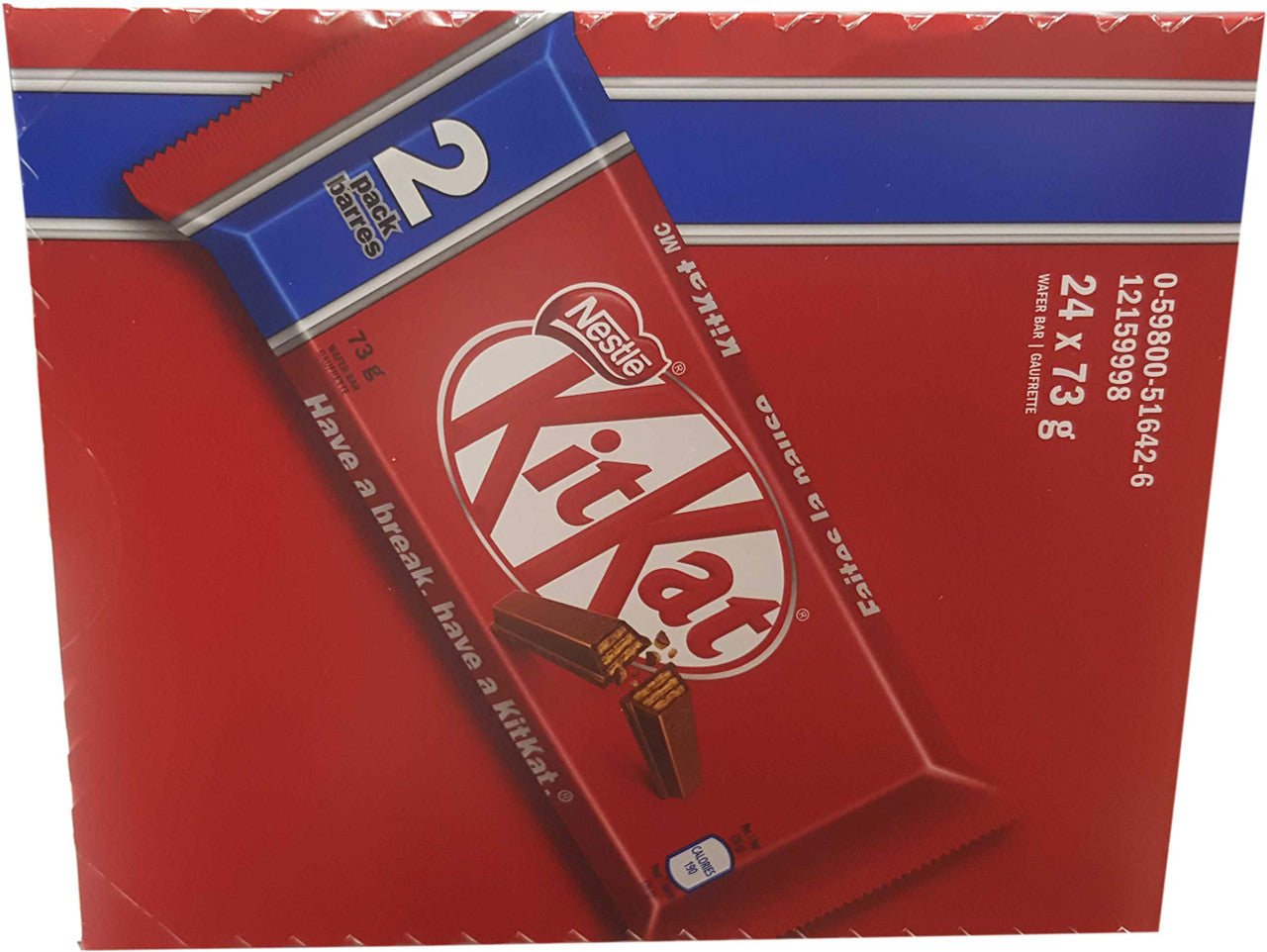 KIT KAT® King Size Milk Chocolate Crisp Wafer Bars, 24 ct / 3 oz