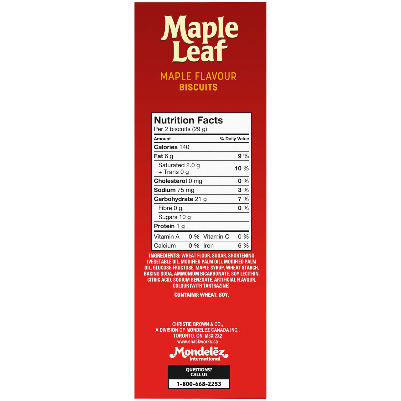 Christie Peek Freans Maple Leaf Cookies 300g /10.6oz {Imported from Canada}