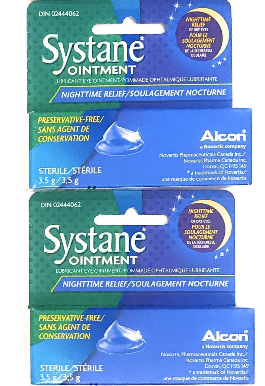 Systane Lubricant Eye Ointment 3.5 g (2 Pack) {Imported from Canada}