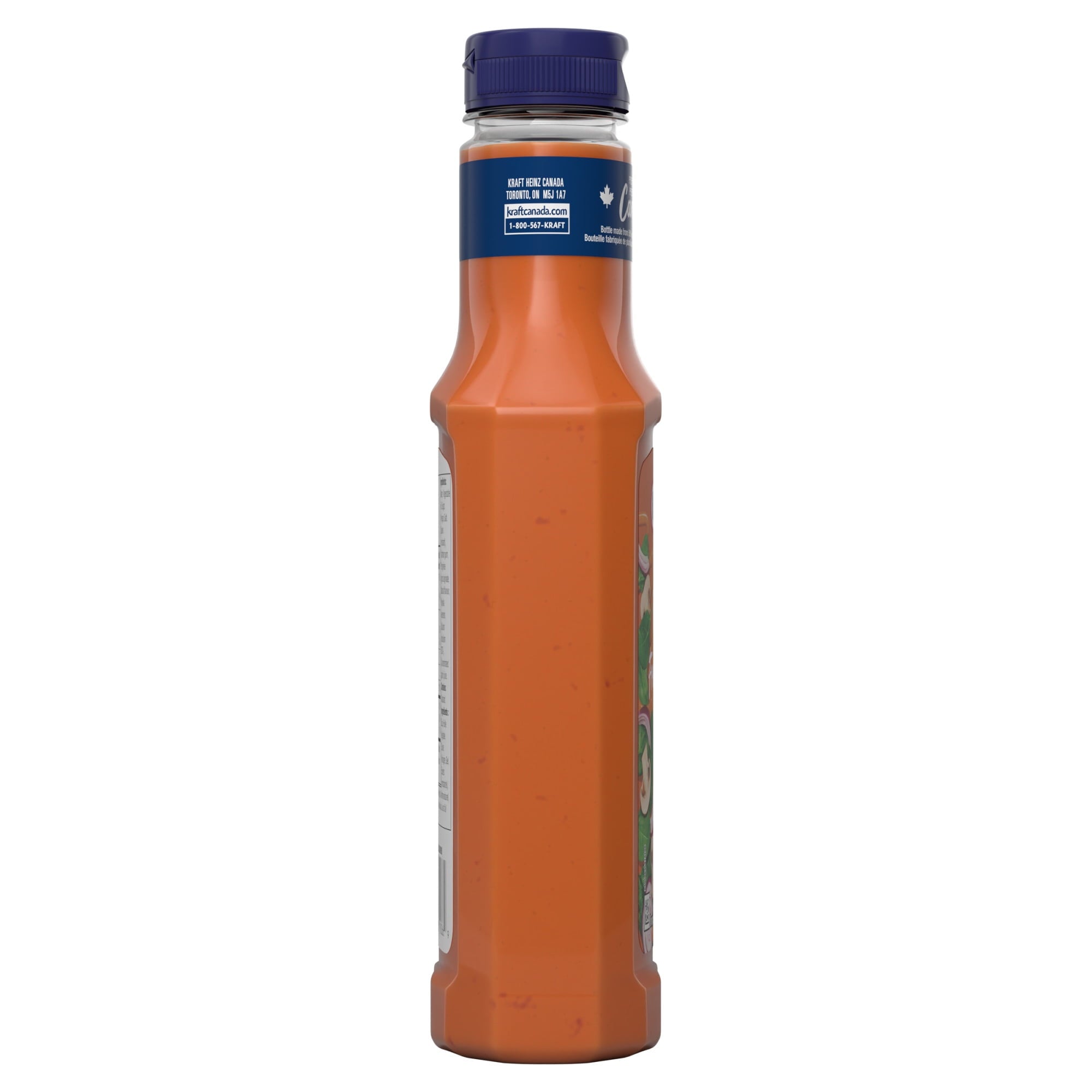 Kraft French Dressing 425ml/14.4 oz., Bottle, side of bottle