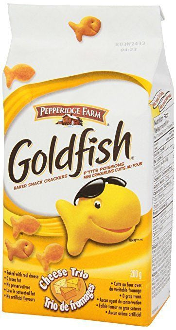 Pepperidge Farm Goldfish Baked Cheese Trio - 200g/7.1 oz {Imported from Canada}