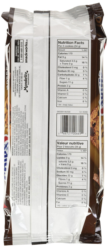 Christie Chips Ahoy Chunks  Cookies 300g /10.58oz {Imported from Canada}