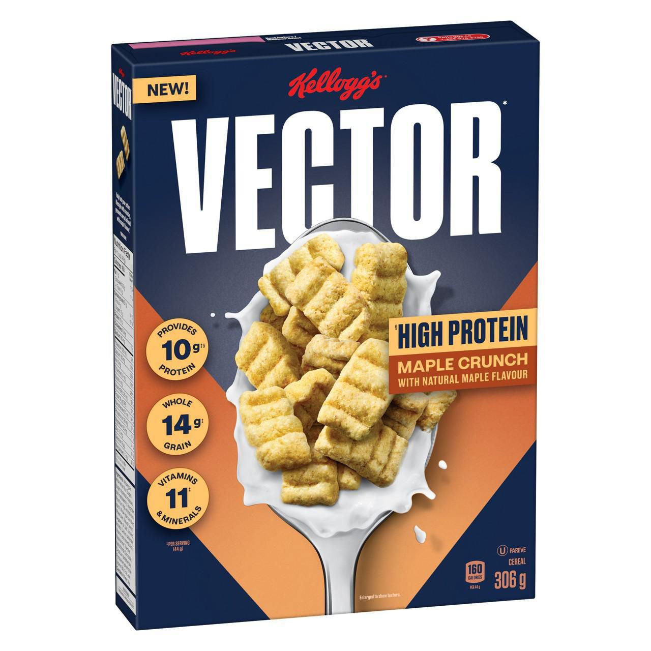 Vector Maple Crunch Cereal 306g/10.8 oz., {Imported from Canada}