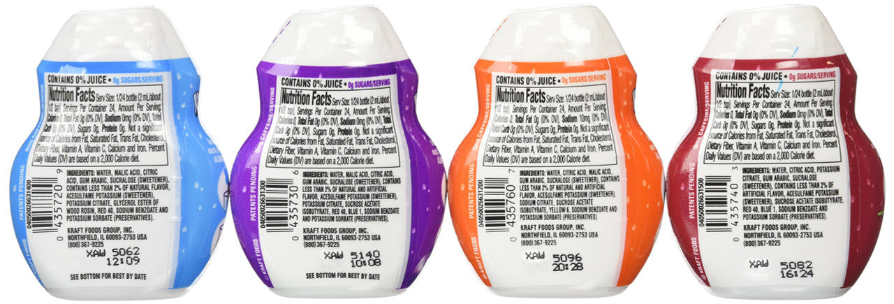 Kool-aid Liquid Drink Mix 4 Pack (Cherry, Grape, Orange, and Tropical Punch)