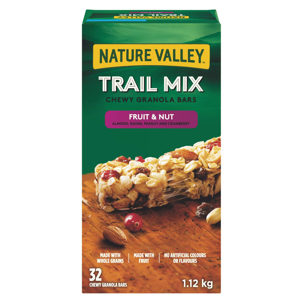 Nature Valley Fruit Nut Chewy Trail Mix, 32pk, 1.12kg/2.5lbs {Imported from Canada}