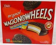 Dare Original Wagon Wheels Chocolate Marshmallow Cookies ,18pk , 630g/22.2 Oz, {Imported from Canada}