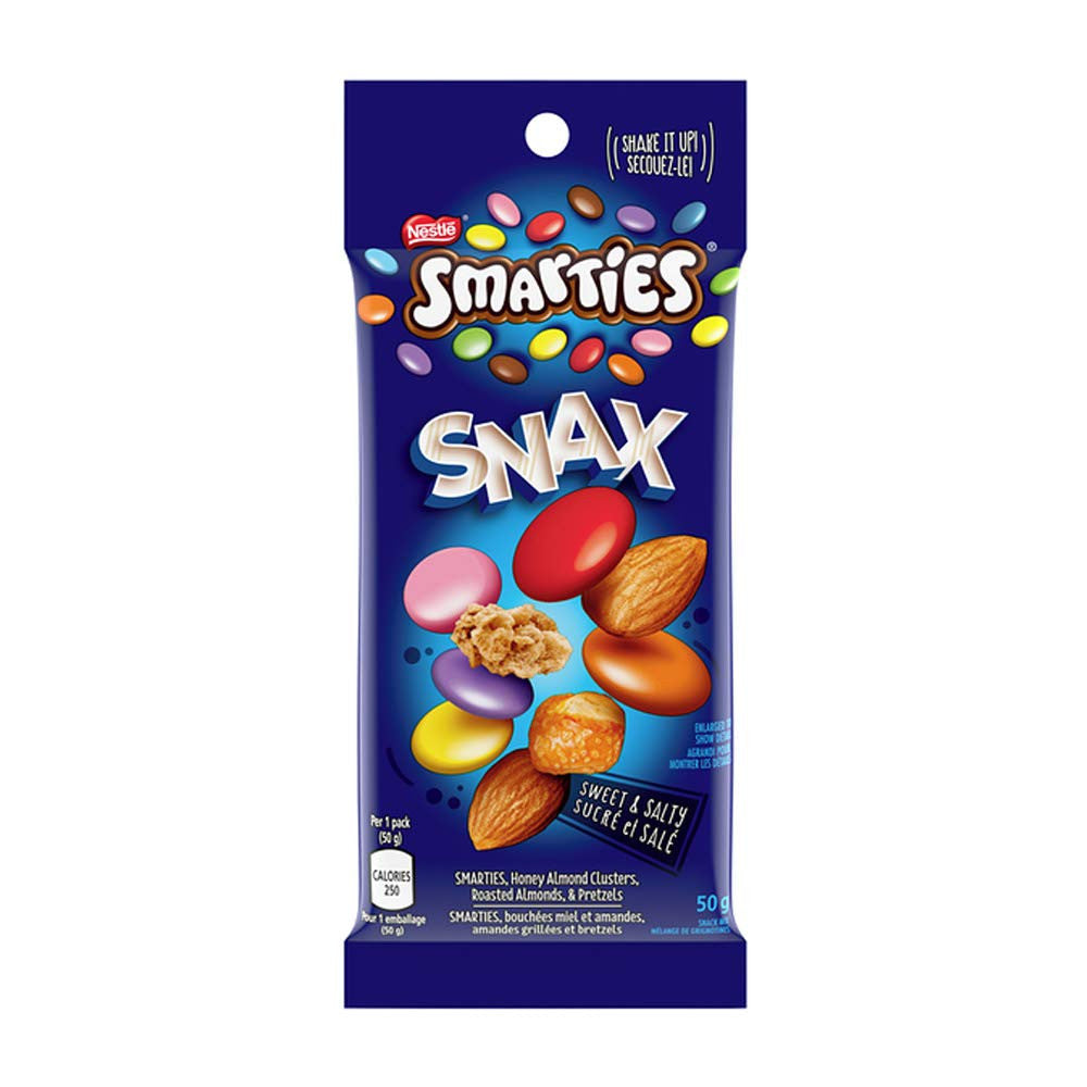 Nestle Smarties Snax, 50g/1.8oz, 12-Pack {Imported from Canada}