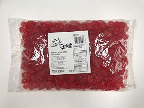Maynards Swedish Berries Bulk Candy, 2.26kg/5lb Bag, {Imported from Canada}
