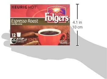Folgers Intensely Dark Coffee K-Cups, 12 Count {Imported from Canada}