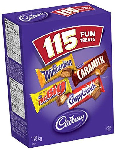 Cadbury Halloween Fun Treats Chocolate, 115ct (Imported from Canada)