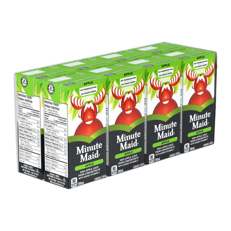 Minute Maid Apple Juice Boxes Perfect for On-The-Go, 8x200ml, 1.6L/56.4 fl. oz - Left Side Of Package