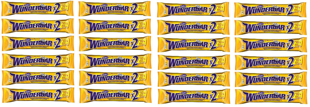 Cadbury Wunderbar Chocolate, King Size Bars 90g/3.2 oz., (24 Packs) {Imported from Canada}