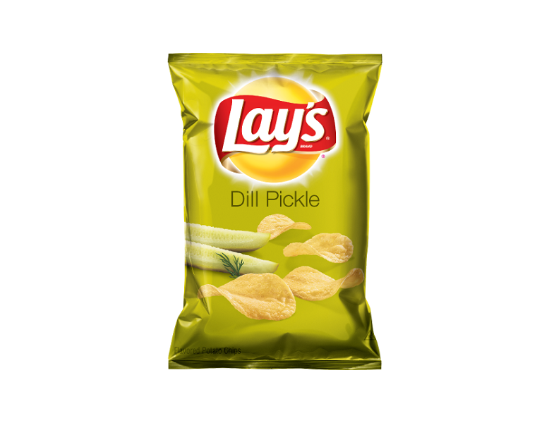 Lays Dill Pickle Potato Chips, 40 x 40g/1.4 oz. Bags {Imported From Canada}